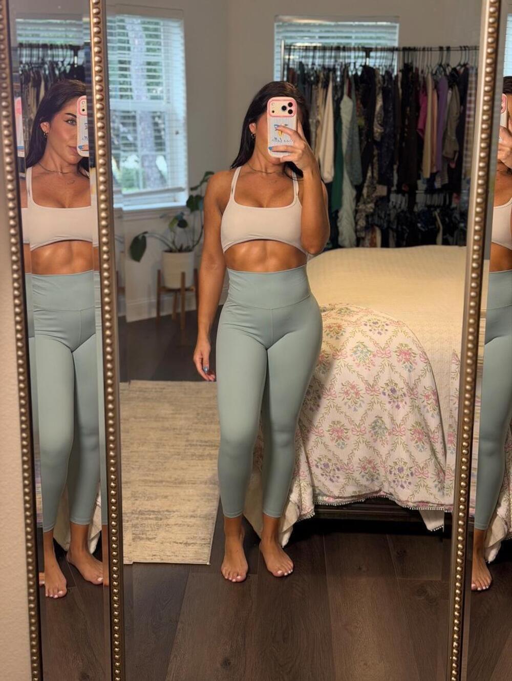 lululemon athletica Sage Green High-Rise Leggings